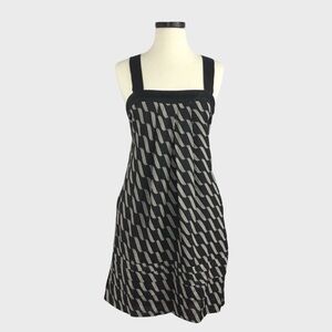 Maeve Linen Geo Print Dress by Anthropologie